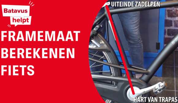 Het berekenen van de juist framemaat