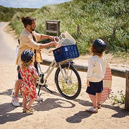 De hippe en comfortabele transportfiets