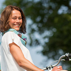 Een elektrische moederfiets is gezond