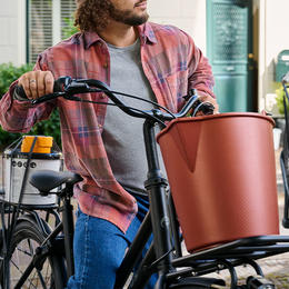 Extra veel bagage op de voor- en achterdrager