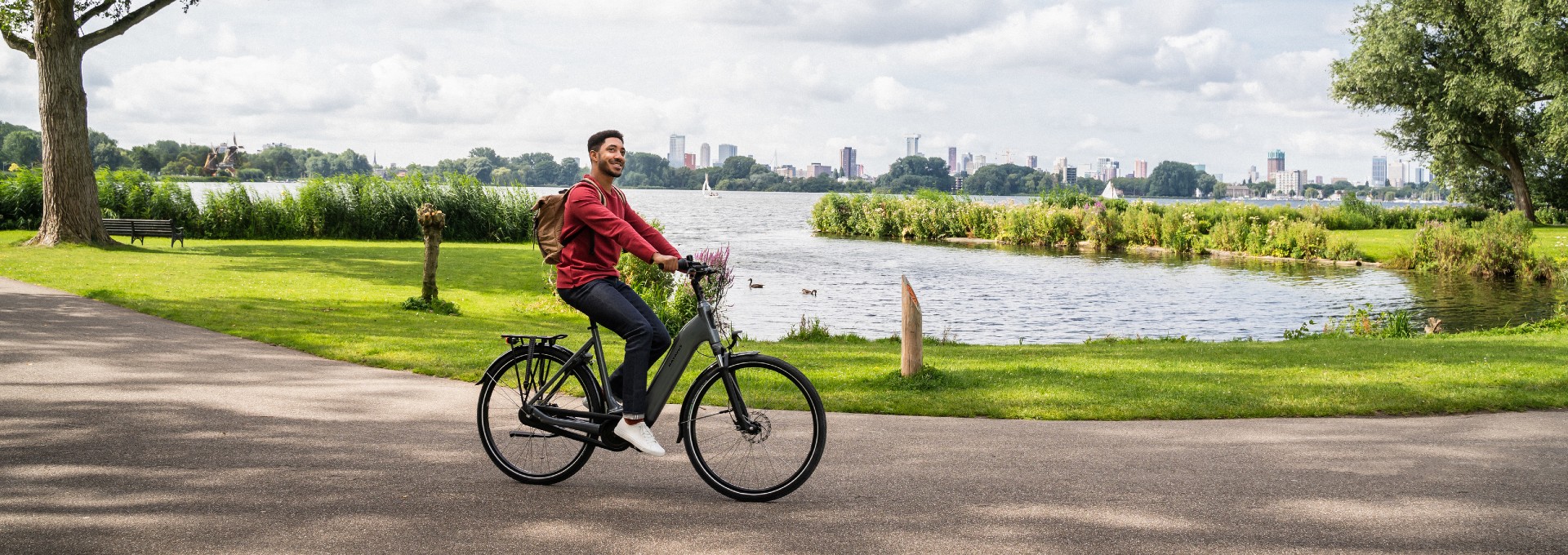 Batavus Velder E-go Power - man opweg